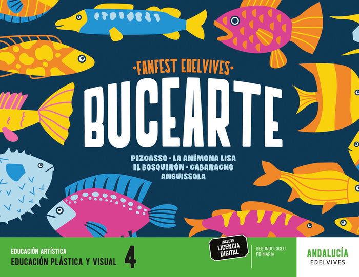 Proyecto: FanFest. Educación Plástica y Visual 4 [Andalucía] | Varios autores | 9788414044124 (Edelvives) Imagen principal del producto
