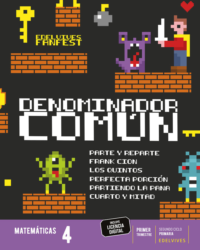 Proyecto: FanFest. Matemáticas 4. Trimestres [Línea 2] | Área de Proyectos Educativos de Primaria Edelvives | 9788414044193 (Edelvives) Imagen principal del producto