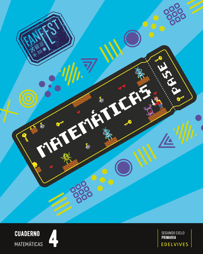 Proyecto: FanFest. Matemáticas 4 - Cuaderno [Línea 2] | Varios autores | 9788414044209 (Edelvives) Imagen principal del producto
