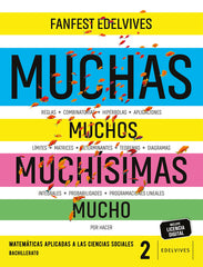 ✅ MATEMATICAS APLICADAS CCSS 2ºBACH 23 FANFEST I AA,VV I EDELVIVES I 9788414044780