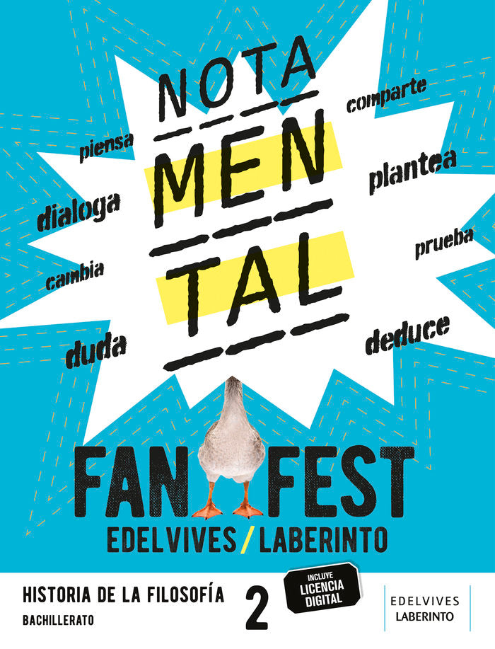✅ HISTORIA FILOSOFIA 2ºBACH 23 FANFEST I AA,VV I EDELVIVES I 9788414045084 Imagen principal del producto