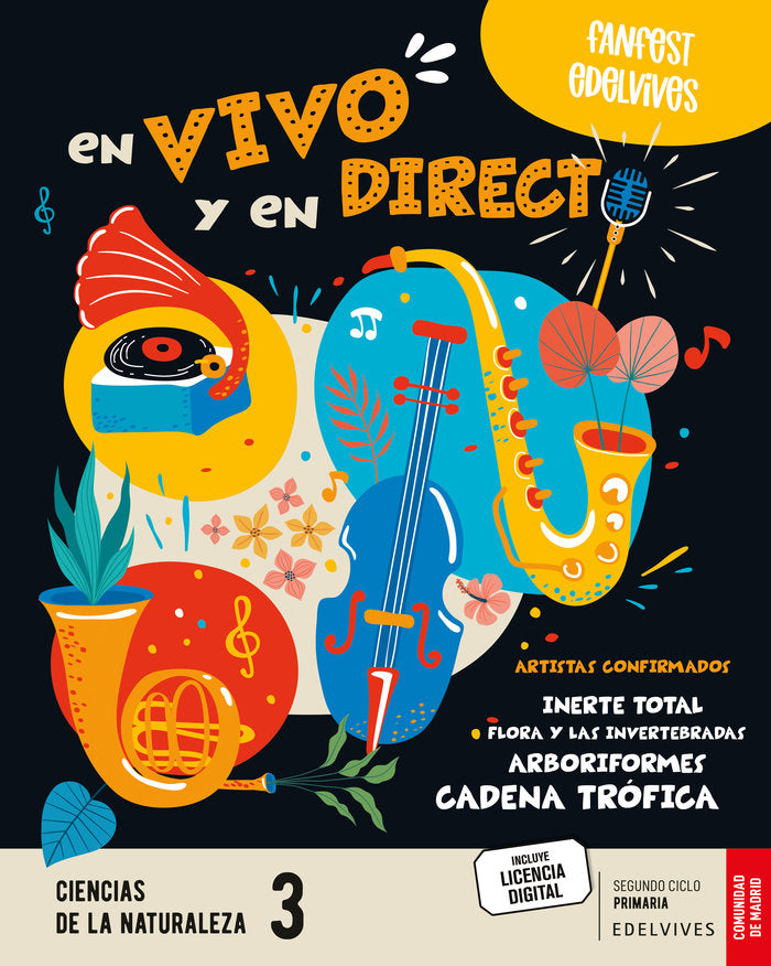 Proyecto: FanFest. Ciencias de la Naturaleza 3 [Comunidad de Madrid] | Área de Proyectos Educativos de Primaria Edelvives | 9788414045589 (Edelvives) Imagen principal del producto