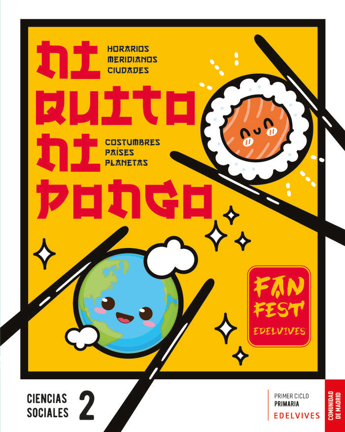 CIENCIAS SOCIALES 2º de Primaria MADRID 23 FANFEST | AA,VV | 9788414045749 (Edelvives) Imagen principal del producto