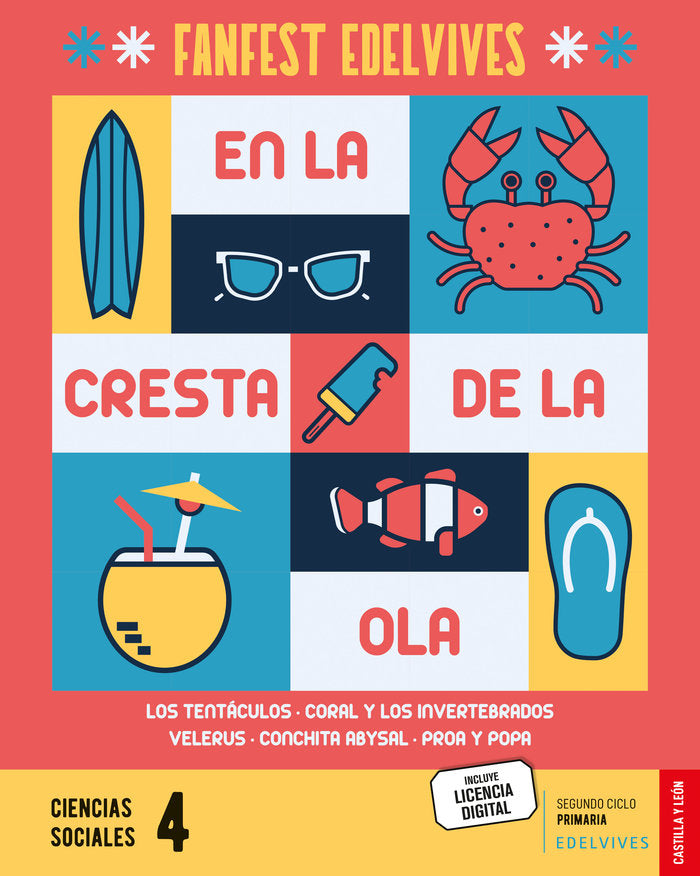 Proyecto: FanFest. Ciencias Sociales 4 [Castilla y León] | Área de Proyectos Educativos de Primaria Edelvives | 9788414046364 (Edelvives)
