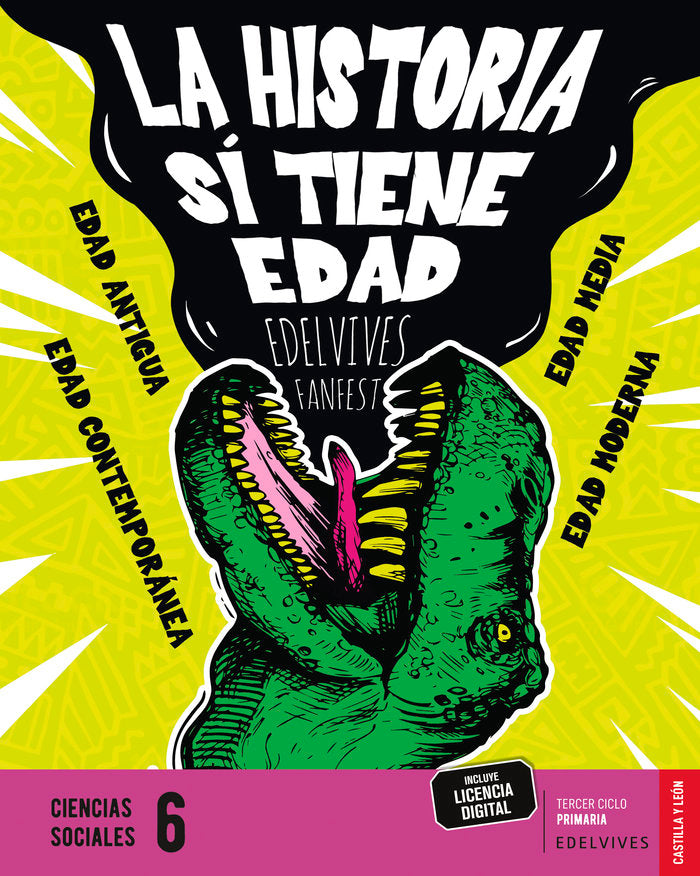 Proyecto: FanFest. Ciencias Sociales 6 [Castilla y León] | Área de Proyectos Educativos de Primaria Edelvives | 9788414046395 (Edelvives) Imagen principal del producto