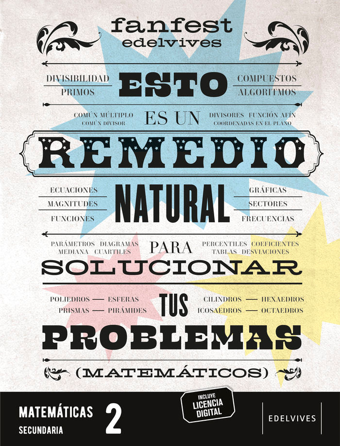 Proyecto: FanFest - Matemáticas 2ºESO | Varios autores | 9788414047095 (EDELVIVES) Imagen principal del producto