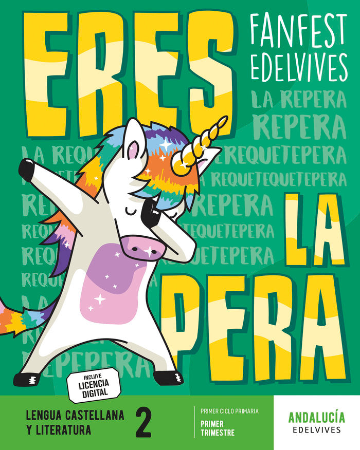 LENGUA 2º de Primaria ANDALUCIA 23 FANFEST | AA,VV | 9788414048474 (Edelvives) Imagen principal del producto