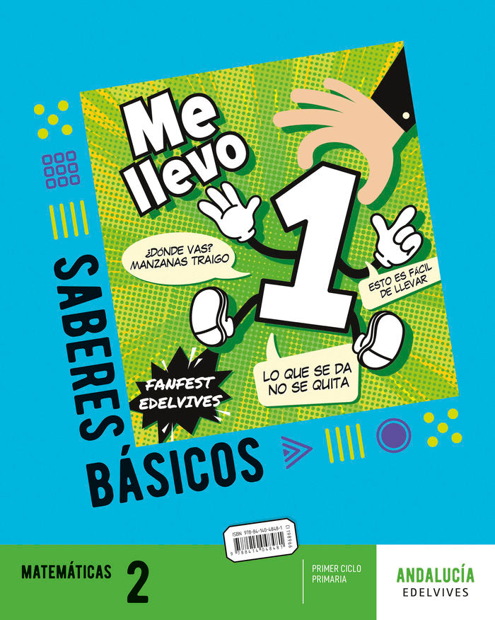 MATEMATICAS 2º de Primaria ANDALUCIA 23 FANFEST | AA,VV | 9788414048481 (Edelvives) Imagen principal del producto
