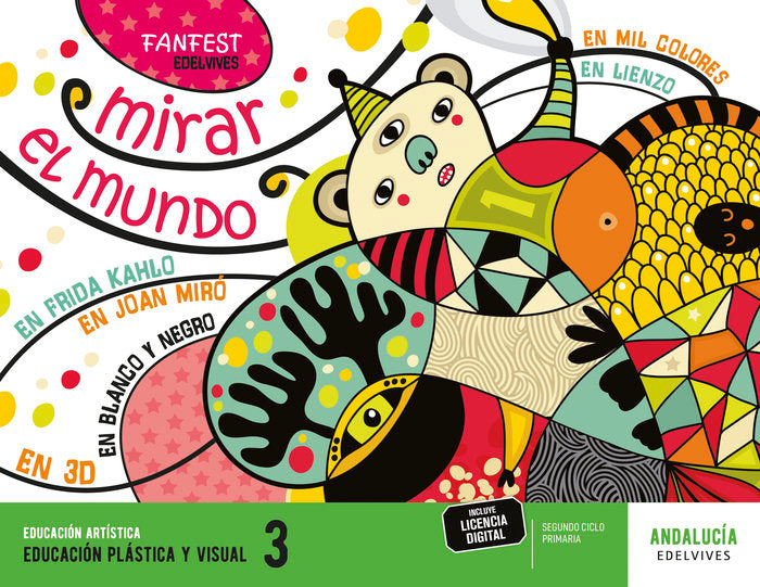 Proyecto: FanFest. Educación Plástica y Visual 3 [Andalucía] | Varios autores | 9788414048535 (Edelvives) Imagen principal del producto