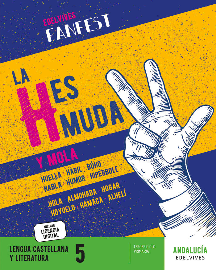 Proyecto: FanFest. Lengua castellana y Literatura 5 [Andalucía] | Área de Proyectos Educativos de Primaria Edelvives | 9788414048573 (Edelvives) Imagen principal del producto