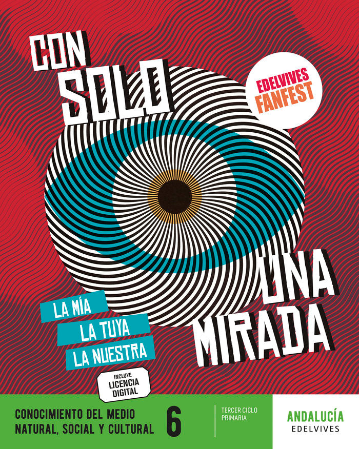 Proyecto: FanFest. Conocimiento del medio 6 [Andalucía] | Área de Proyectos Educativos de Primaria Edelvives | 9788414048634 (Edelvives) Imagen principal del producto