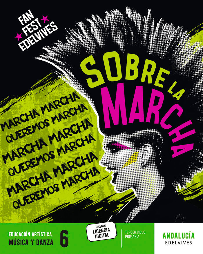 Proyecto: FanFest. Música y danza 6 [Andalucía] | Varios autores | 9788414052303 (Edelvives) Imagen principal del producto
