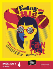 Proyecto: FanFest - Matemáticas 4 [opción A] ESO [Murcia] | Varios autores | 9788414054895 (EDELVIVES)