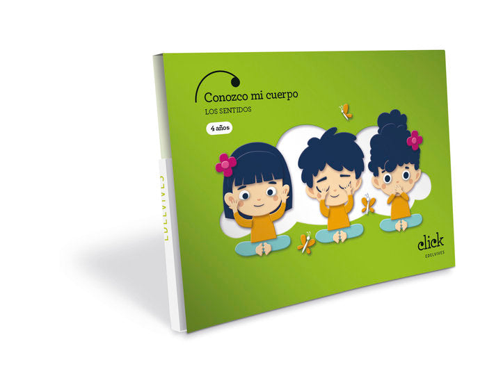 CONOZCO MI CUERPO LOS SENTIDOS 4AÑOS EI 24 CLICK | AA,VV | 9788414055854 (Edelvives) Imagen principal del producto