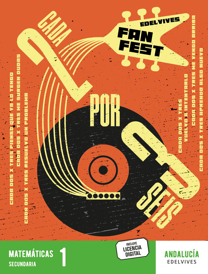 Proyecto: FanFest - Matemáticas 1ºESO [Andalucía] | Varios autores | 9788414056592 (EDELVIVES) Imagen principal del producto