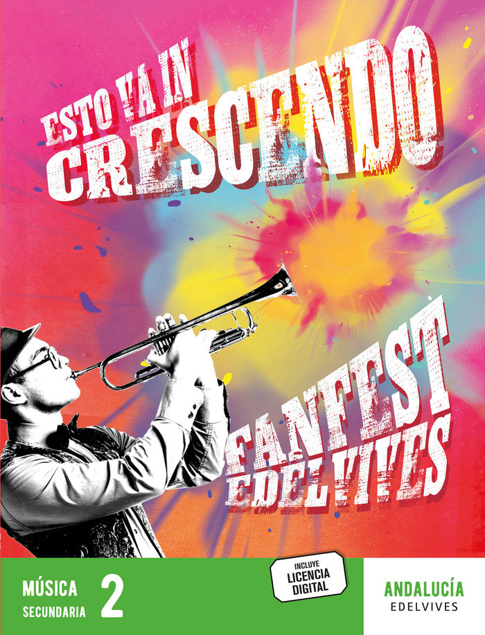 Proyecto: FanFest - Música 2ºESO [Andalucía] | Varios autores | 9788414057223 (EDELVIVES) Imagen principal del producto