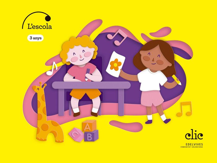L'ESCOLA 3ANYS EI C,VALENCIANA 24 CLICK | Varios Autores | 9788414057919 (Edelvives) Imagen principal del producto