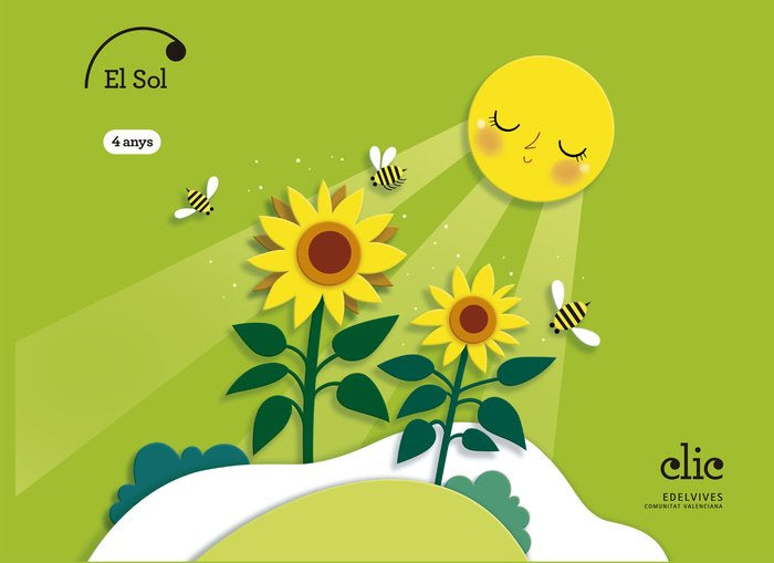 EL SOL 4ANYS EI C,VALENCIANA 24 CLICK | AA,VV | 9788414057940 (Edelvives) Imagen principal del producto