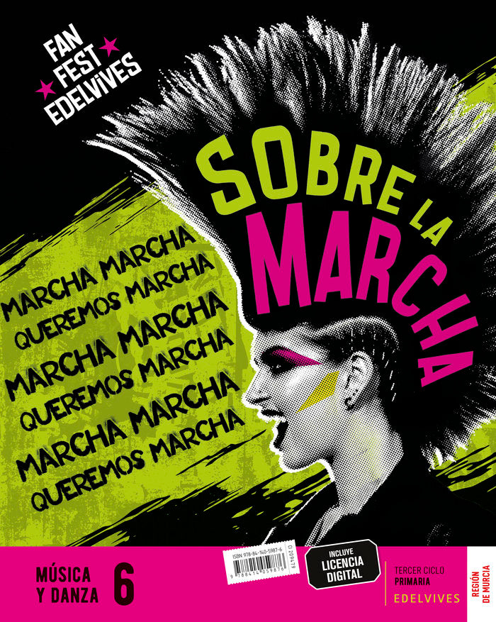 Proyecto: FanFest. Música y danza 6 [Murcia] | Varios autores | 9788414059876 (Edelvives) Imagen principal del producto