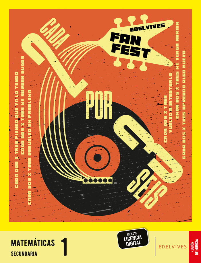 Proyecto: FanFest - Matemáticas 1ºESO [Murcia] | Varios autores | 9788414059906 (EDELVIVES) Imagen principal del producto