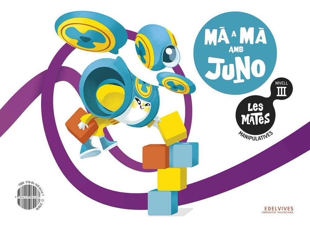 MATEMATIQUES MANIPULATIVES 5AÑOS EI C,VAL 25 NIVELL 3 | AA,VV | 9788414064467 (Edelvives) Imagen principal del producto
