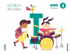 Cuaderno Musica 4 Primaria Aco | SANTILLANA | 9788414106907