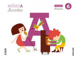 Cuaderno Musica 6 Primaria ED19 | SANTILLANA | 9788414106914 Imagen principal del producto