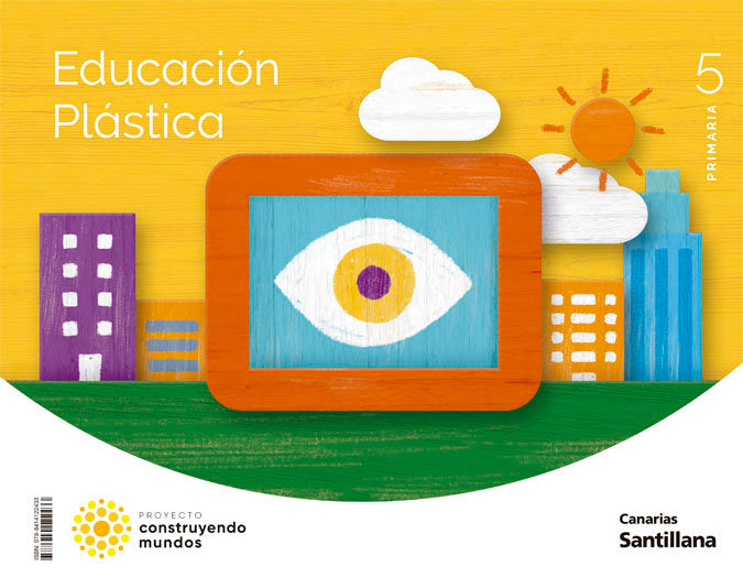 Plastica 5º EP Canarias 22 Construyendo Mundos (Santillana) - 9788414122433 Imagen principal del producto