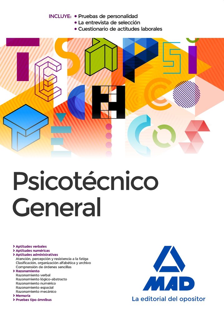 PSICOTECNICO GENERAL | AA,VV, | MAD | 9788414201114