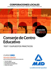 CONSERJE DE CENTRO EDUCATIVO DE CORPORACIONES LOCALES, TEST | 7 EDITORES/SERRANO BARCENA, ANA MARIA/SO | MAD | 9788414245378