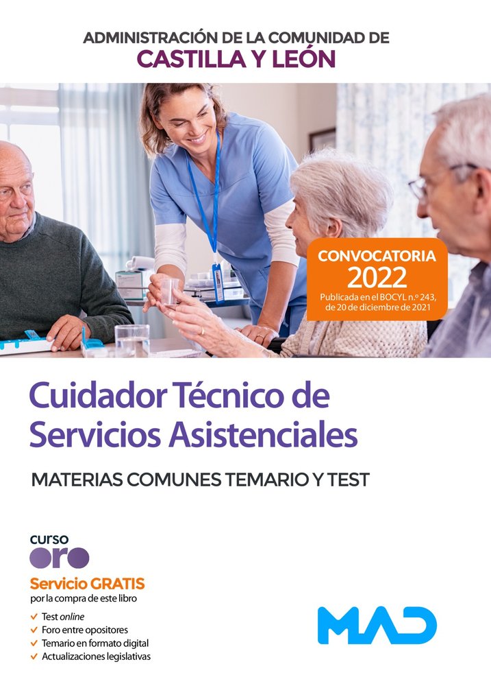 CUIDADOR TECNICO SERVICIOS ASISTENCIALES CASTILLA Y LEON TEM | 7 EDITORES/SALAMANCA CRIADO, ROBERTO/TOR | MAD | 9788414253069