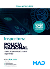 INSPECTOR/A POLICIA NACIONAL SIMULACROS DE EXAMEN DE ING | MARTOS CARMONA, ALBA | MAD | 9788414271315