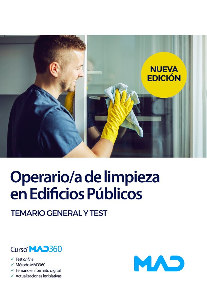 OPERARIO/A DE LIMPIEZA EN EDIFICIOS PUBLICOS, TEMARIO GENERA | 7 EDITORES/DE PABLO RODRIGUEZ, Mª TERESA | MAD | 9788414272510