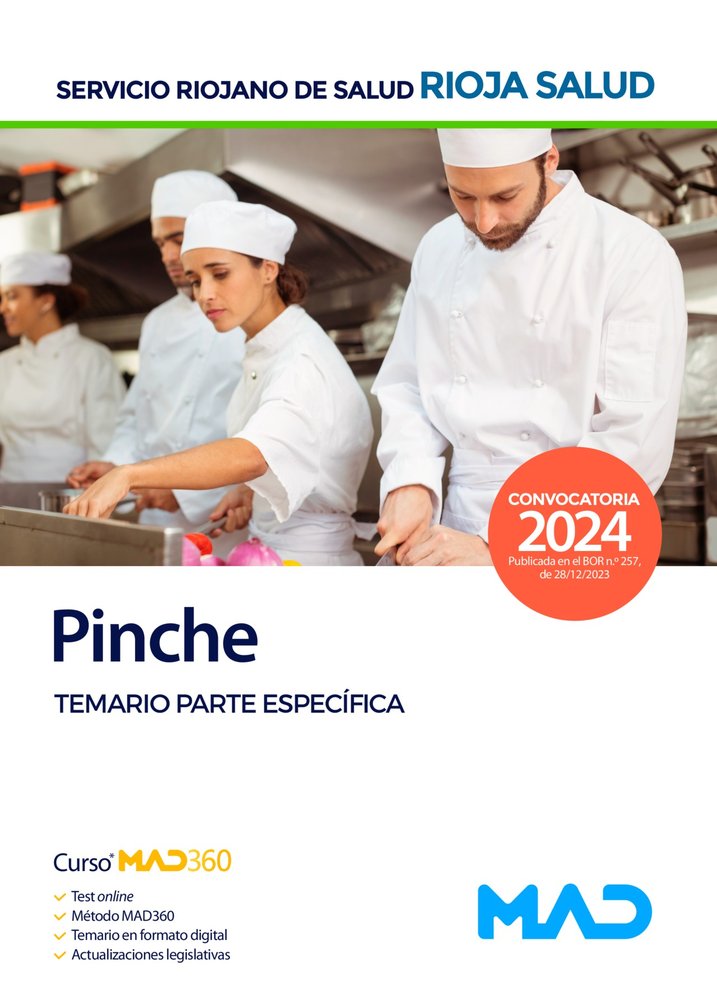 PINCHE TEMARIO PARTE ESPECIFICA SERVICIO RIOJANO SALUD | AA,VV | MAD | 9788414278956