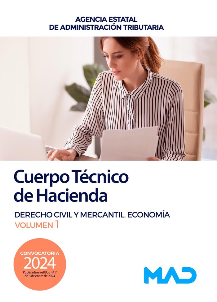 CUERPO TECNICO HACIENDA DERECHO CIVIL Y MERCANTIL VOL 1 - 9788414278987 Imagen principal del producto