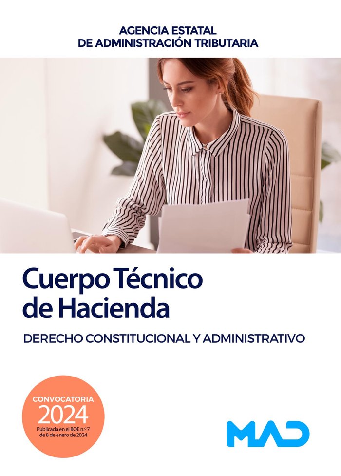 CUERPO TECNICO HACIENDA DERECHO CONSTITUCIONAL Y ADMINISTRA - 9788414279984 Imagen principal del producto
