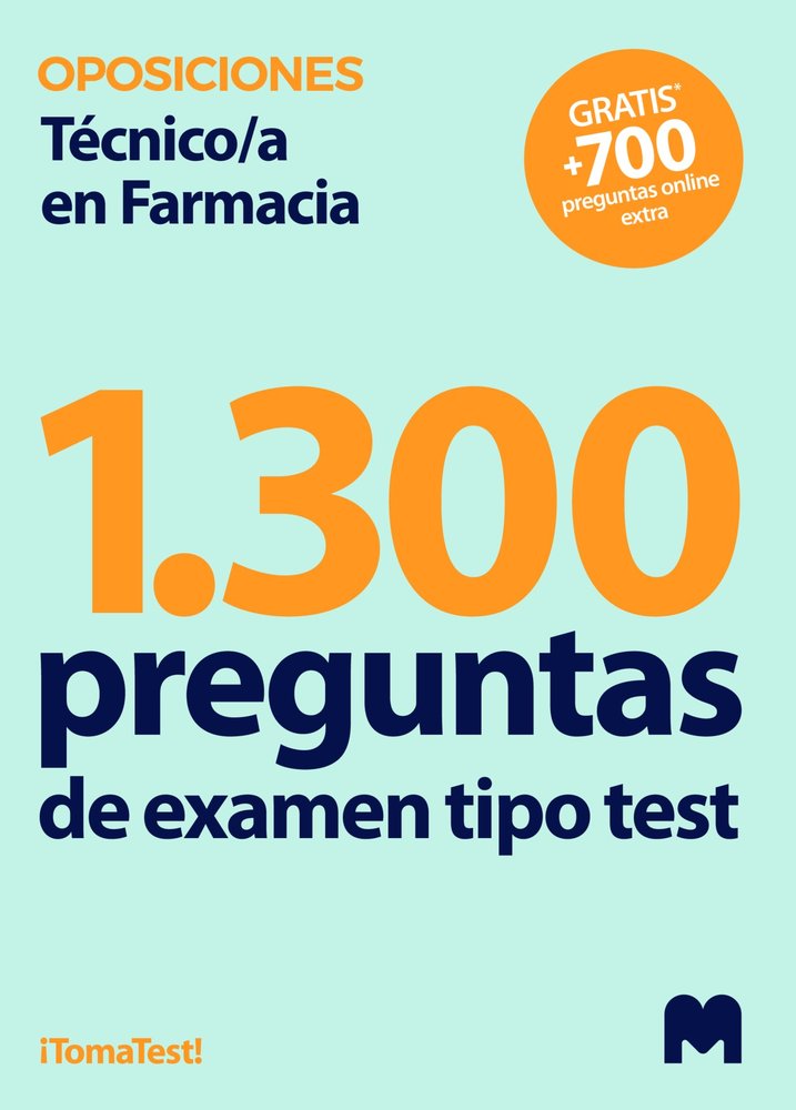 1300 PREGUNTAS DE EXAMEN TIPO TEST PARA OPOSICIONES A TECNI | GARCIA BERMEJO, Mª JOSE/TORRES FONSECA, | MAD | 9788414280263 Imagen principal del producto
