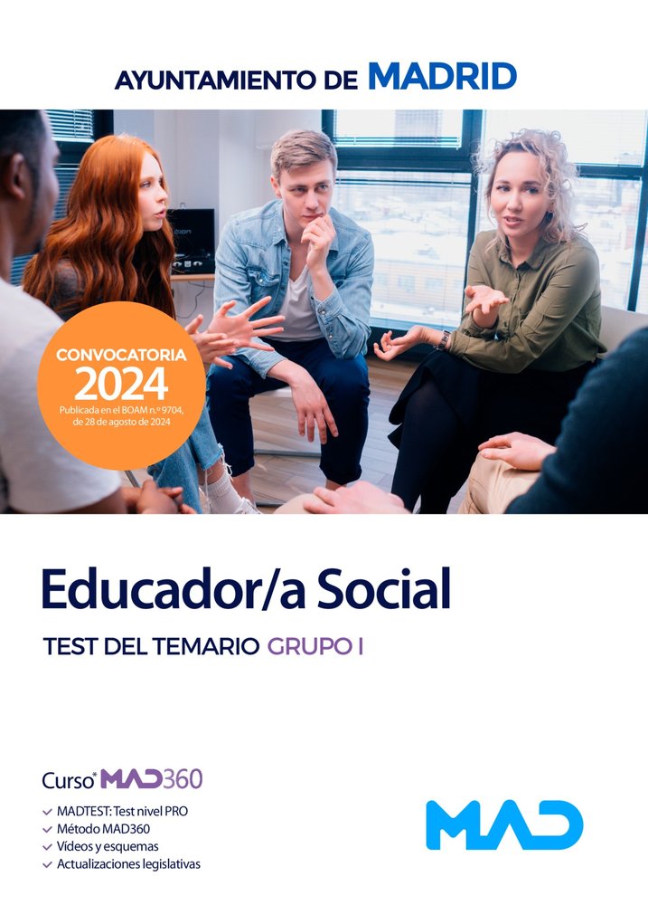 EDUCADOR/A SOCIAL AYUNTAMIENTO MADRID TEST DEL TEMARIO | TORRES FONSECA, FRANCISCO JESUS/GARCIA F | MAD | 9788414286661 Imagen principal del producto