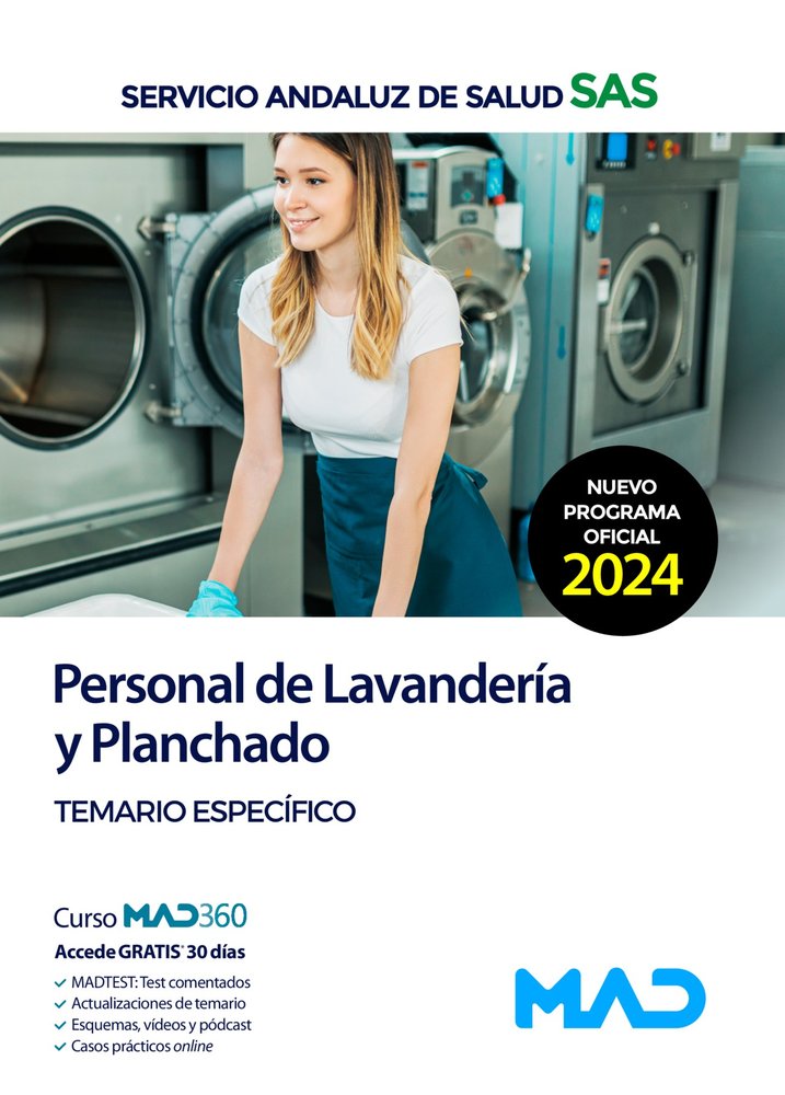 PERSONAL LAVANDERIA Y PLANCHADO TEMARIO ESPECIFICO SAS | AA,VV, | MAD | 9788414286883