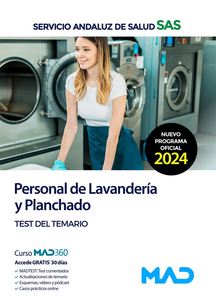 PERSONAL LAVANDERIA Y PLANCHADO TEST TEMARIO SAS | AA,VV, | MAD | 9788414286890
