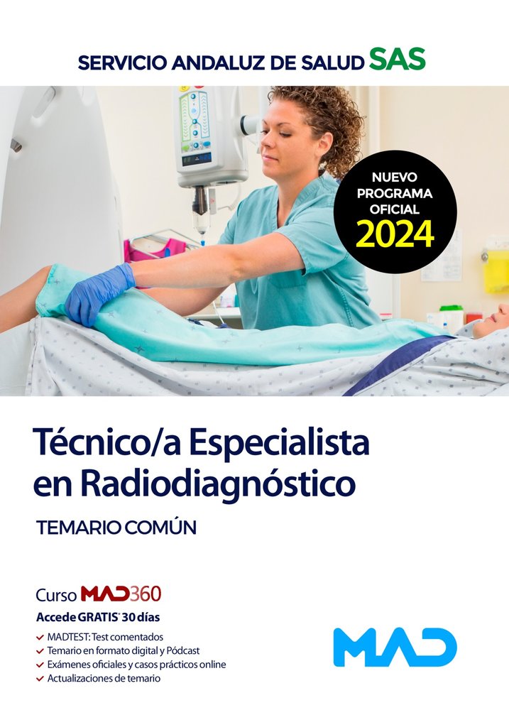 TECNICO/A ESPECIALISTA RADIODIAGNOSTICO TEMARIO COMUN SERVI | AA,VV | MAD | 9788414287507