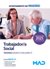 TRABAJADOR/A SOCIAL TEMARIO GRUPO II 4 AYUNTAMIENTO MADRID | AA,VV | MAD | 9788414293836