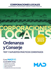 ORDENANZA Y CONSERJE AYUNTAMIENTOS TEST DIPUTACIONES 2025 | AA,VV | MAD | 9788414294659