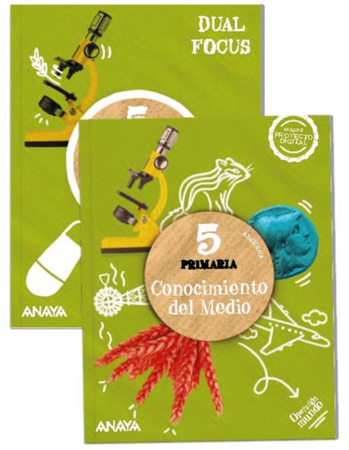 Conocimiento del medio 5. + Science 5. Dual focus. | Varios autores | 9788414303269 (Anaya Texto)