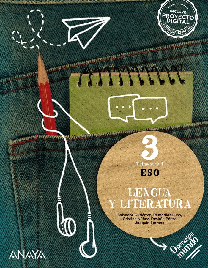 Lengua y Literatura 3. | Varios autores | 9788414304761 (ANAYA TEXTO)