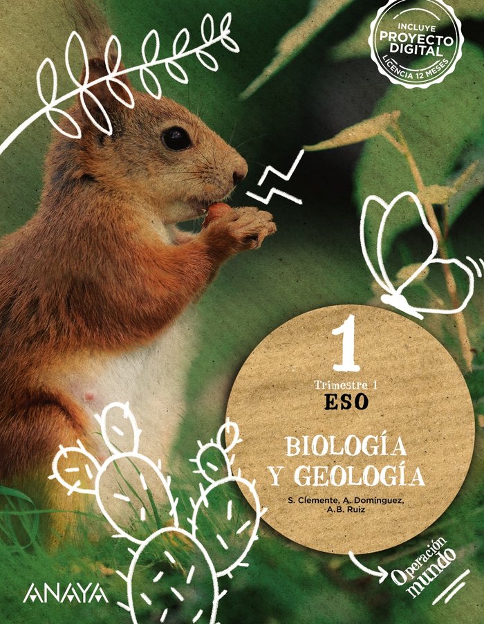 Biología y Geología 1. | Varios autores | 9788414306208 (ANAYA TEXTO) Imagen principal del producto