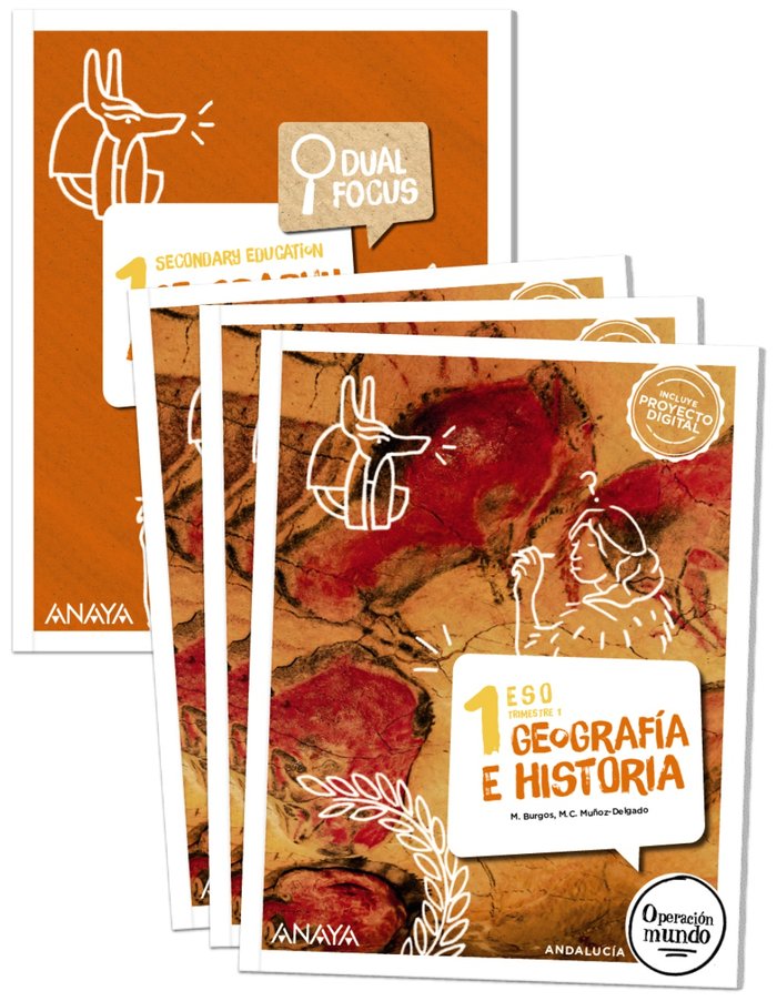 Geografía e Historia 1. (Trimestres + Dual Focus) | Varios autores | 9788414307144 (ANAYA TEXTO) Imagen principal del producto