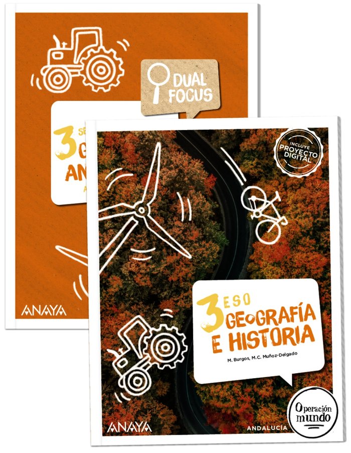 Geografía e Historia 3. + Dual Focus | Varios autores | 9788414307229 (ANAYA TEXTO) Imagen principal del producto