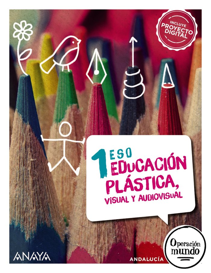 Educación Plástica, Visual y Audiovisual 1. (Opción no fungible) | Anaya Educación | 9788414309735 (ANAYA TEXTO) Imagen principal del producto
