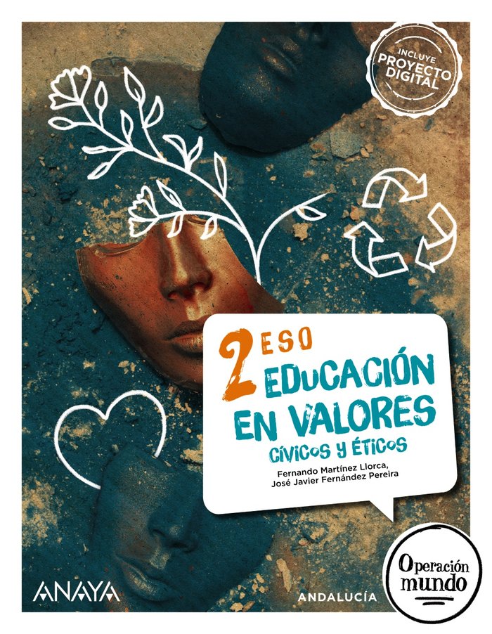 Educación en Valores Cívicos y Éticos 2 | Varios autores | 9788414310366 (ANAYA TEXTO) Imagen principal del producto